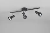 Lampy sufitowe - Cantar lampa sufitowa (spot) 3xGU10 czarna R81793032 - miniaturka - grafika 1