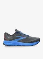 Buty sportowe damskie - Buty trailowe Brooks Divide 4 - ebony/black/victoria blue - miniaturka - grafika 1
