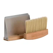 Miotły, szufle, mopy - Szczotka + Zmiotka z Magnesem Poręczna Mała Drewno - miniaturka - grafika 1