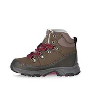 Buty dla chłopców - Trespass Unisex dziecięce buty trekkingowe Glebe Ii High Rise, Brązowe ucho ziemi - 32 EU - miniaturka - grafika 1