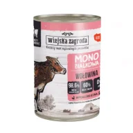 Mokra karma dla kotów - Wiejska Zagroda Mokra karma dla kota monoproteinowa z wołowiną 400 g - miniaturka - grafika 1