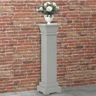 Donice - vidaXL Klasyczny kwietnik w kształcie kolumny, szary, 17x17x66 cm, MDF - miniaturka - grafika 1
