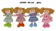 Lalki dla dziewczynek - lalka szmaciana z glosem 40cm zie plpl sa fol - miniaturka - grafika 1
