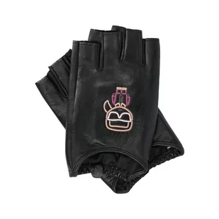 Rękawiczki - Karl Lagerfeld Skórzane rękawiczki Ikonik - grafika 1
