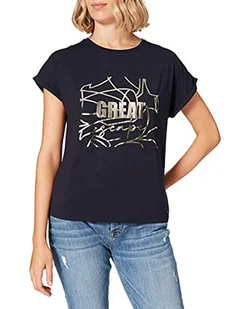 Taifun T-shirt damski, Dark Lake Wzorzysty, 34 - Koszulki i topy damskie - miniaturka - grafika 1