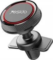 Uchwyty samochodowe do telefonów - Yesido yesido Magnet. Uchwyt Samochodowy C61 do Kratki, BLACK / CZARNY - miniaturka - grafika 1
