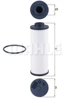 Układ napędowy - akcesoria - Filtr hydrauliczny, automatyczna skrzynia biegów Mahle HX 186D - miniaturka - grafika 1