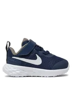 Buty dla chłopców - Nike Sneakersy Revolution 6 Nn (TDV) DD1094 400 Granatowy - miniaturka - grafika 1