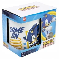 Zestawy naczyń dla dzieci - KUBEK SONIC GAME ON 330ml CERAMICZNY ORYGINALNY - miniaturka - grafika 1