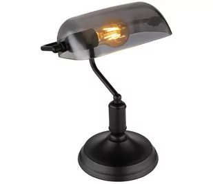 Globo 2491B - Lampa stołowa ANTIQUE 1xE27/60W/230V czarna - Lampy stojące - miniaturka - grafika 1