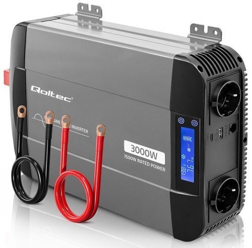 UPS Qoltec Qoltec Pure Sine Wave 12V na 230V 1500/3000W 52690