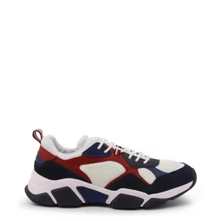 Sneakersy męskie - Sneakersy marki Tommy Hilfiger model FM0FM02660 kolor Biały. Obuwie Męskie. Sezon: Jesień/Zima - grafika 1