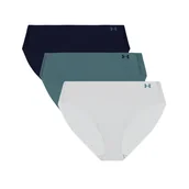 Majtki damskie - Majtki damskie Under Armour PS Bikini Solid 3Pack Grey S - miniaturka - grafika 1