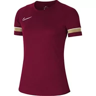 Koszulki i topy damskie - Nike Damska koszulka treningowa Academy 21 damska Team Red/White/Jersey Gold/White S - miniaturka - grafika 1
