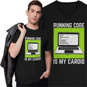 Koszulki męskie - Koszulka Dla Informatyka Programisty Trening Siłownia Cardio Kodowanie - miniaturka - grafika 1