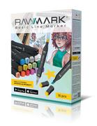 Kredki, ołówki, pastele i pisaki - Rawmark, Promarkery alkoholowe BASIC UNIVERSAL, 16 kolorów - miniaturka - grafika 1