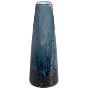 Wazon EUROFIRANY Logan 403590 11 x 31 cm Granatowy - Wazony i flakony - miniaturka - grafika 1