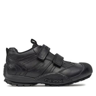 Sneakersy Geox J Savage A J0424A 00043 C9999 S Czarny - Buty dla chłopców - miniaturka - grafika 1