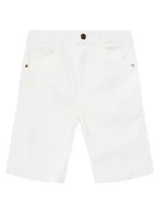 Guess Szorty jeansowe L4RD11 WE620 Biały Regular Fit - Spodenki damskie - miniaturka - grafika 1