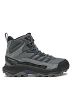 Buty trekkingowe męskie - Merrell Trekkingi Speed Strike 2 Thermo Mid Wp J037769 Szary - miniaturka - grafika 1