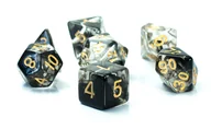 Gry planszowe - Kostki RPG Mrok W Duszy Zestaw 7 Przezroczystych Kości - miniaturka - grafika 1