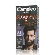 Farby do włosów i szampony koloryzujące - DELIA Cosmetics Cosmetics Cameleo Men Hair Colour Cream M) farba do włosów 4.0 Medium Brown 30ml - miniaturka - grafika 1