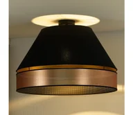 Lampy sufitowe - Duolla - Żyrandol natynkowy COPPER SHINY 1xE27/15W/230V śr. 60 cm czarny/miedziany - miniaturka - grafika 1