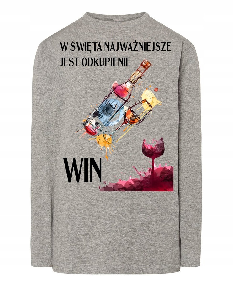 Longsleeve nadruk Odkupienie WIN Rozm.L