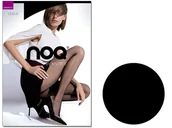 Rajstopy - Rajstopy Kabaretki O Drobnych Oczkach Leslie Nero 2 - miniaturka - grafika 1