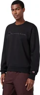 Bluzy męskie - Champion Bluza męska Crewneck Sweatshirt czarna 220272 KK001 M - miniaturka - grafika 1