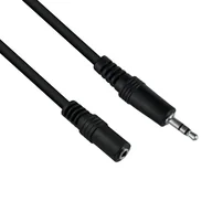 Przedłużacze i rozgałęźniki - Przedłużacz JACK gniazdo-wtyk 3,5 mm, 3 m - miniaturka - grafika 1
