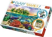 Puzzle - Trefl Puzzle 600 Crazy Shapes Tropikalna wyspa - miniaturka - grafika 1