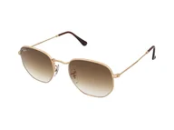 Okulary korekcyjne, oprawki, szkła - Ray Ban Hexagonal RB3548 001/51 - miniaturka - grafika 1