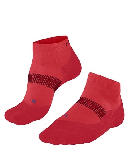 FALKE Kobiety Skarpety do biegania RU4 Endurance Cool Short W Sso materiał funkcyjny przeciw pęcherzom cienkie 1 Para, Czerwony Big Red 8178, 37-38