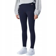 Legginsy - Legginsy damskie Champion granatowe 117567 BS501 M - miniaturka - grafika 1