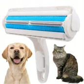 Szczotki i furminatory - SZCZOTKA WAŁEK ROLKA DO CZYSZCZENIA Z SIERŚCI PSA - miniaturka - grafika 1