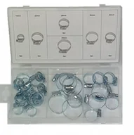 Pozostałe akcesoria sieciowe - OPASKI METALOWE 26el. /SILVER - miniaturka - grafika 1