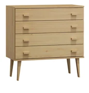 Dom i wnętrze OUTLET - Outlet - Komoda sosnowa drewniana Venuci nr1 99 cm 4s sosna - miniaturka - grafika 1