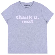 Koszulki i topy damskie - Szary, damski t-shirt Thank u, next XS - miniaturka - grafika 1