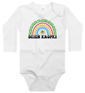 Body dziecięce Na Dzień Kropki Tęcza Z Kolorowych Kropeczek Kwiatek 86/92 - Body dla niemowląt Body dziecięce Na Dzień Kropki Tęcza Z Kolorowych Kropeczek Kwiatek 86/92 - Body dla niemowląt - miniaturka - grafika 1