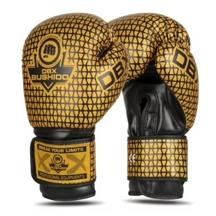 DBX Bushido Rękawice Bokserskie Sparingowe B-2v23 Gold/Black - Rękawice bokserskie - miniaturka - grafika 1