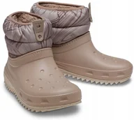 Śniegowce damskie - Śniegowce Buty Zimowe Ocieplane Damskie Crocs 36,5 - miniaturka - grafika 1