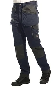 Lee Cooper Męskie spodnie cargo ze stretchem, granatowy, 30W / 31L - Spodenki męskie - miniaturka - grafika 1