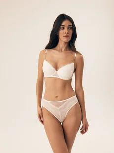 Majtki Figi Bonjour Esotiq biały XL - TYLKO EXPORT - Majtki damskie - miniaturka - grafika 1