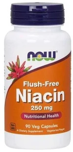 Now Foods Witamina B3 - Niacyna (Niacin Flush-Free) (90 kaps.) - Suplementy naturalne - miniaturka - grafika 1