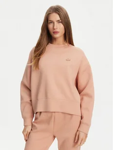 Lacoste Bluza SF5614 Pomarańczowy Oversize - Bluzy damskie - miniaturka - grafika 1