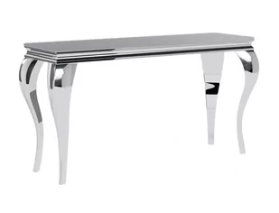 Konsolka glamour PRINCE C CZARNY/CHROM 120X40 - Konsole i sekretarzyki - miniaturka - grafika 1