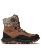 Śniegowce damskie - Merrell Śniegowce Siren 4 Thermo Mid Zip Wp J037412 Brązowy - miniaturka - grafika 1