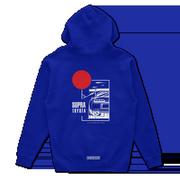 Odzież do sportów motorowych - Bluza z kapturem Toyota Supra niebieska-XL - miniaturka - grafika 1