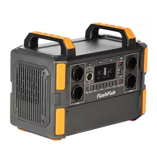 Przenośna Stacja Zasilania Flashfish F132 1048Wh/1000W Generator Solarny, Bateria LiFePo4, Gniazdo AC 230V, 19 Wyjść, Wersja UE - Akumulatory ogólnego zastosowania - miniaturka - grafika 1
